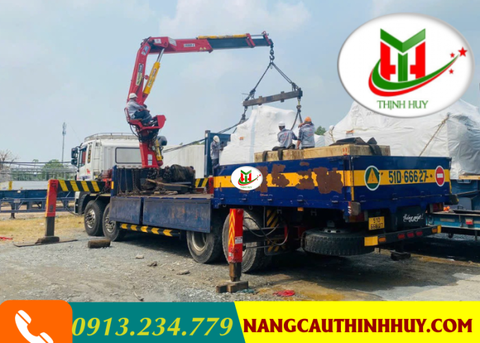 CHO THUÊ XE CẨU THÙNG 85 TẤN HCM - LH: 0913.234.779