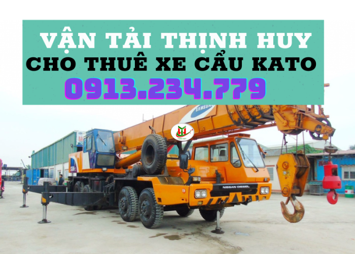 THUÊ XE CẨU KATO 50 TẤN QUẬN 1 - LH: 0913.234.779