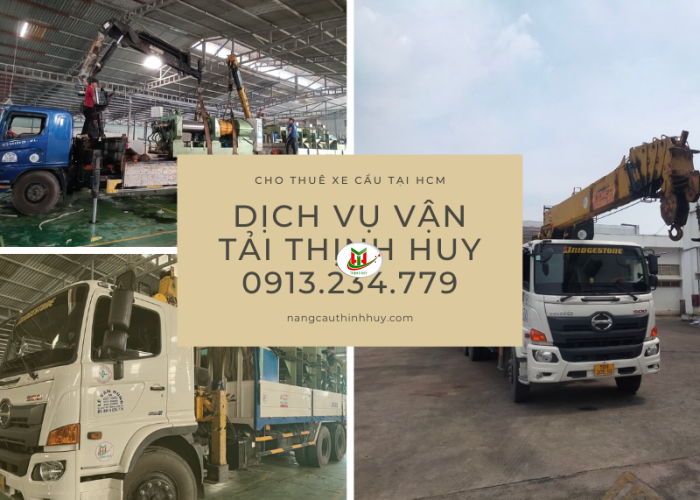 CHO THUÊ XE CẨU THÙNG QUẬN 6 GIÁ RẺ - LH: 0913.234.779