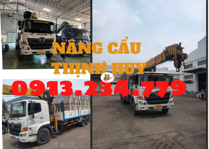 CHO THUÊ XE CẨU THÙNG 10 TẤN HCM - LH: 0913.234.779