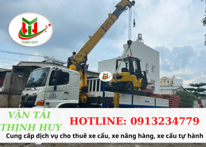 CHO THUÊ XE CẨU CÔNG TRÌNH - VẬN TẢI THỊNH HUY