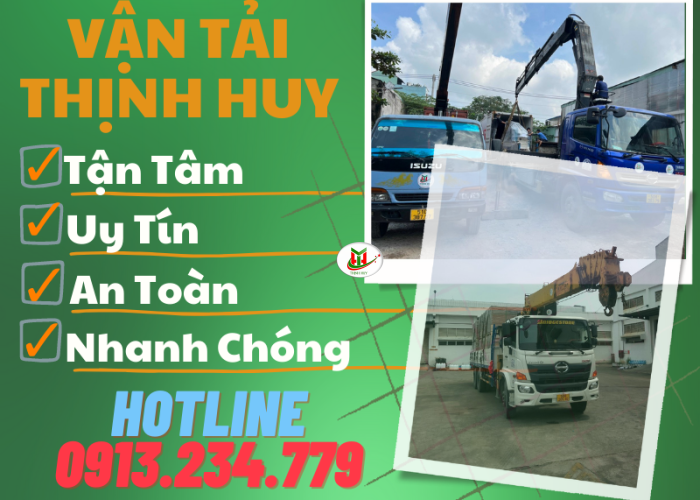 CHO THUÊ XE CẨU THÙNG LONG AN - LH: 0913.234.779