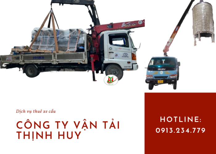 CHO THUÊ XE CẨU THÙNG QUẬN 5 GIÁ RẺ - LH: 0913.234.779