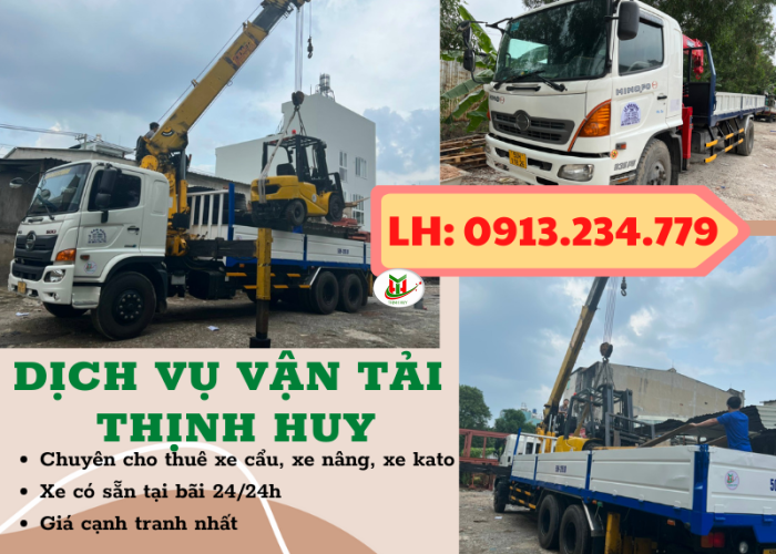 CHO THUÊ XE CẨU THÙNG QUẬN 10 GIÁ RẺ - LH: 0913.234.779