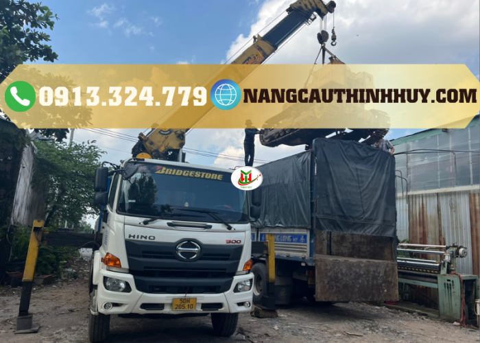 THUÊ XE CẨU THÙNG 8 TẤN TẠI QUẬN 8