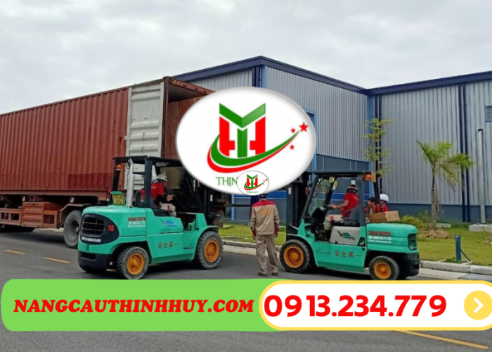 THUÊ XE NÂNG HÀNG 10 TẤN GIÁ RẺ - LH:0913.234.779